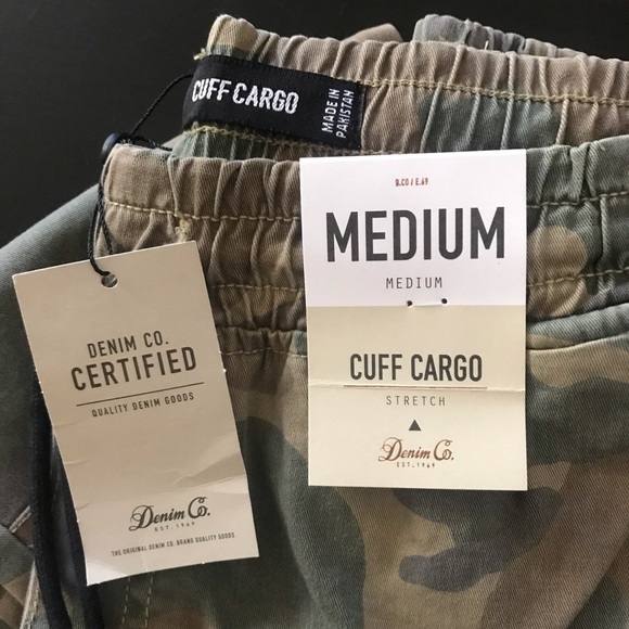 denim co cuff cargo